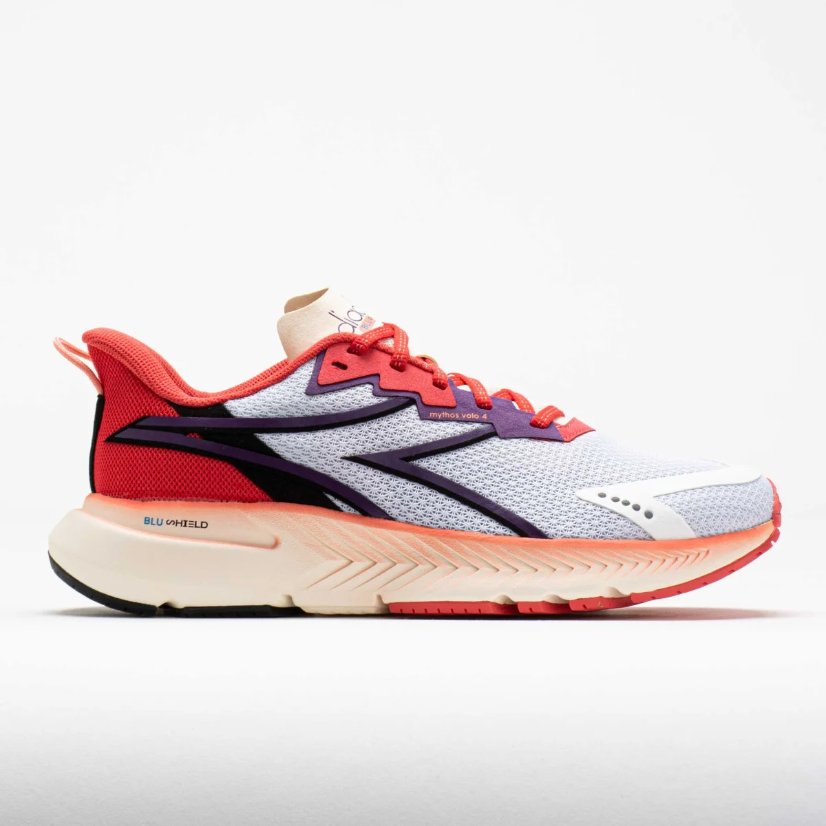 Diadora Mythos Blushield Volo 4 in Whitecayennesunset