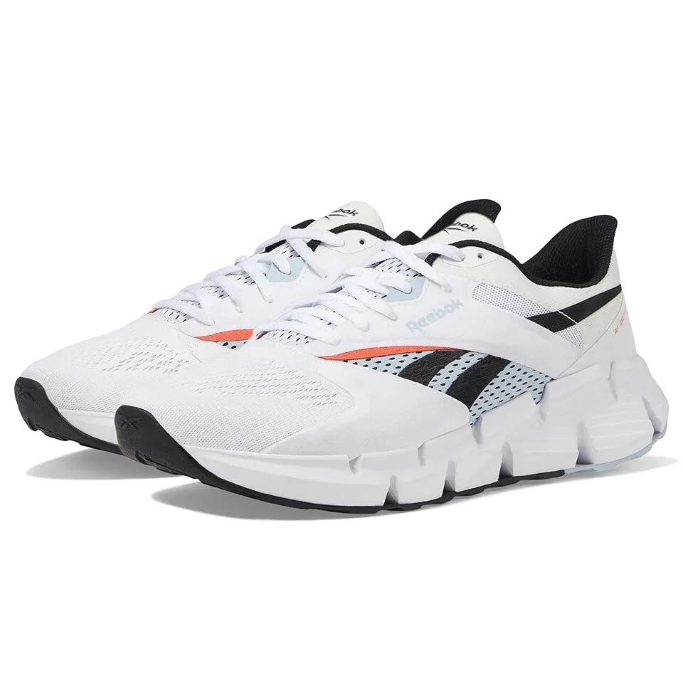 Reebok Zig Dynamica 5 in White / Black / Red