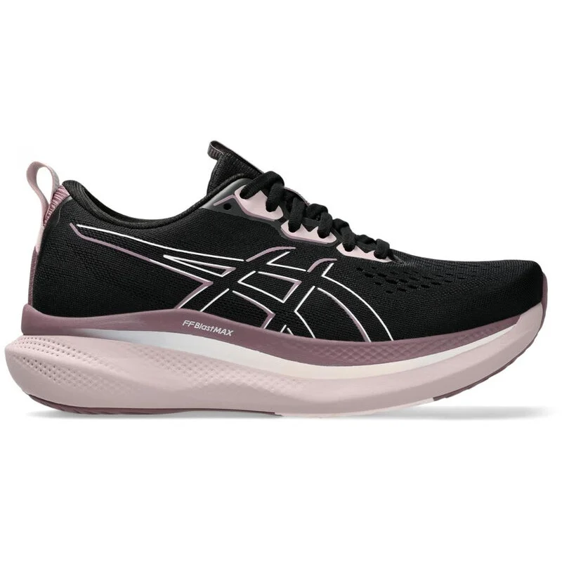 ASICS GlideRide Max in Black / Pale