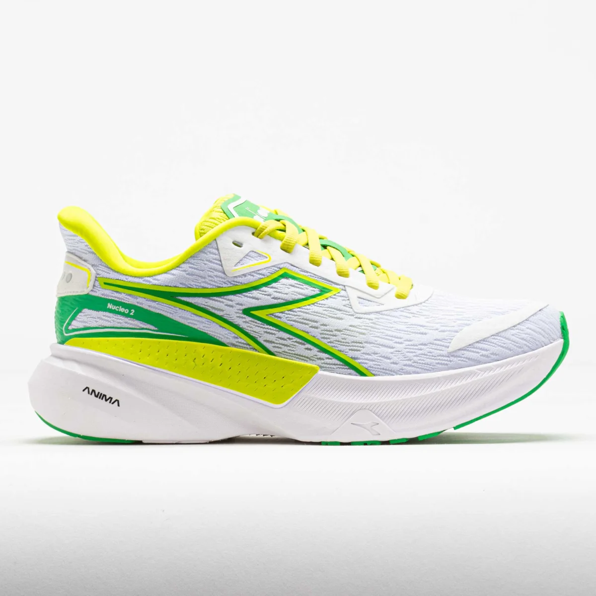 Diadora Equipe Nucleo 2 in White / Lime