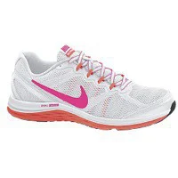 Nike Dual Fusion Run 3 in White / Wolf