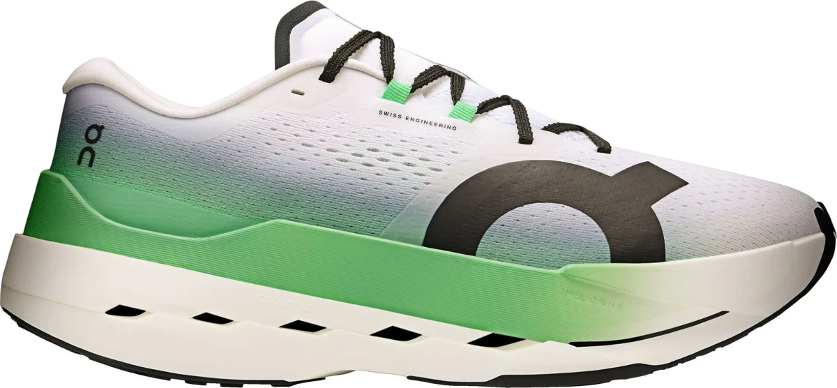 On Cloudboom Max in Honeydew / Lilac