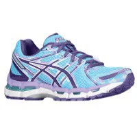 ASICS GEL-Kayano 19 in Turquoise / Grape / White