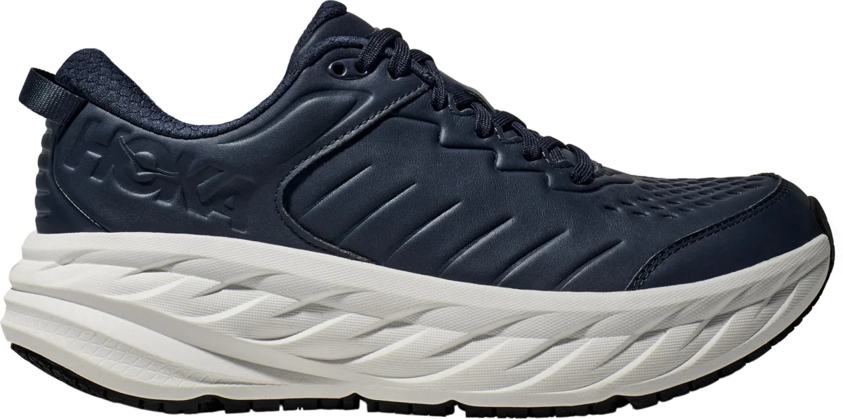HOKA Bondi SR in Black / White