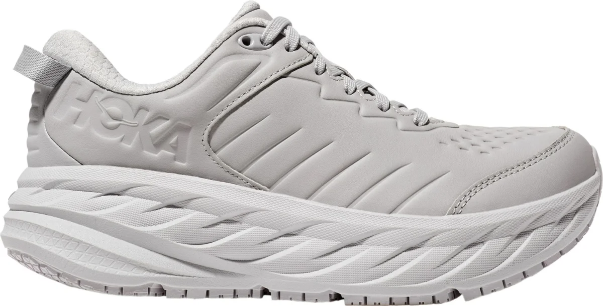 HOKA Bondi SR in Black / White
