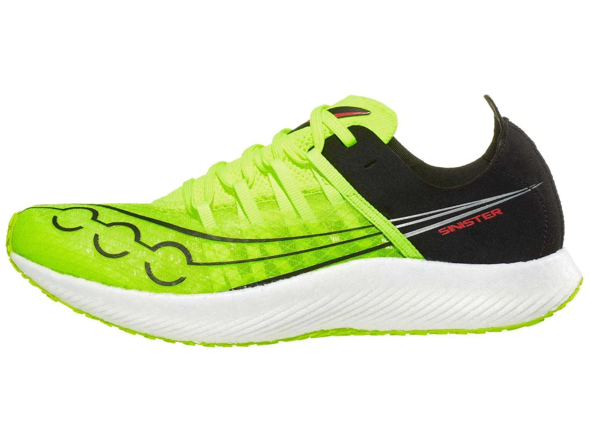 Saucony Sinister in Citron / Black