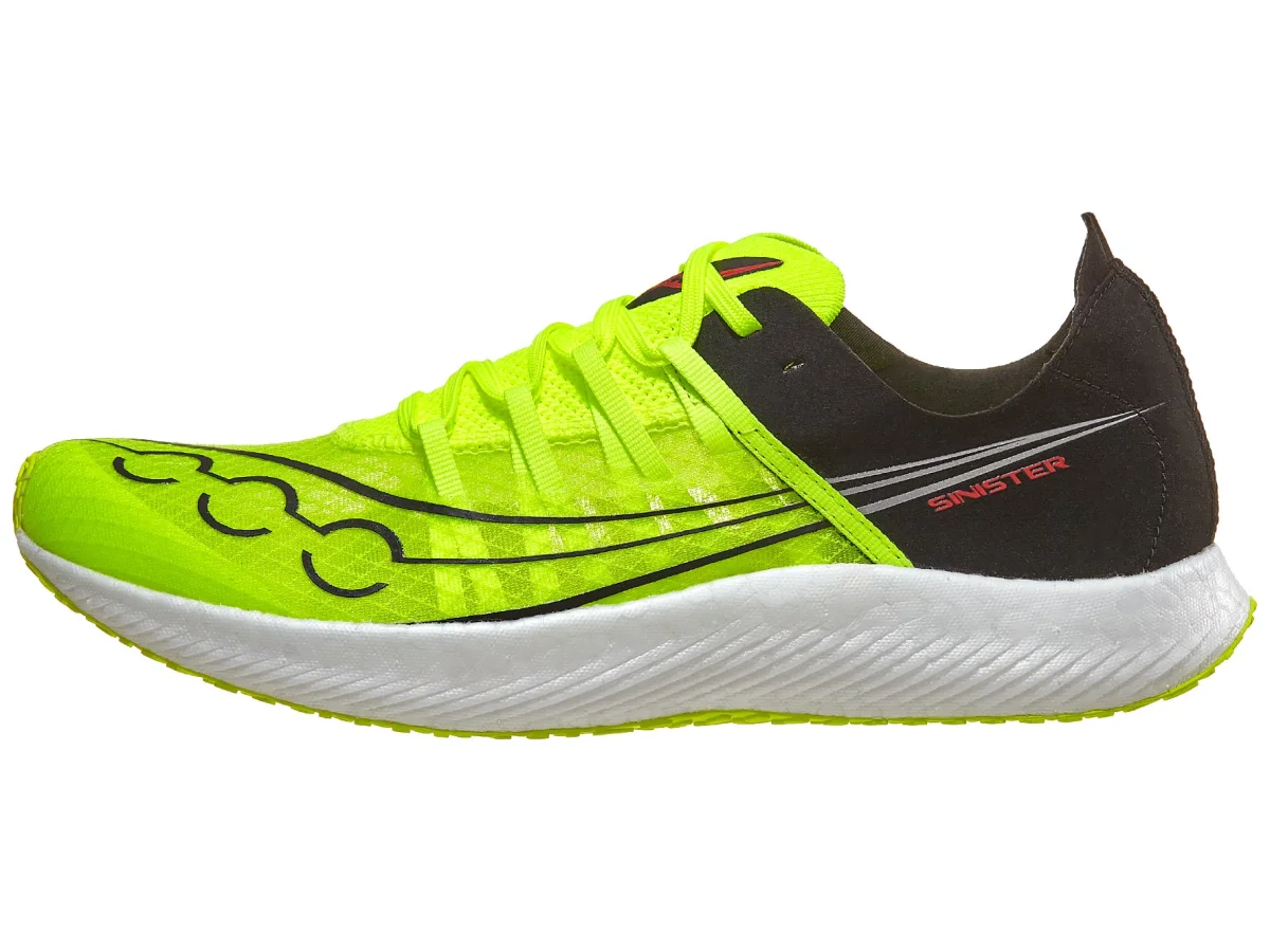 Saucony Sinister in Citron / Black
