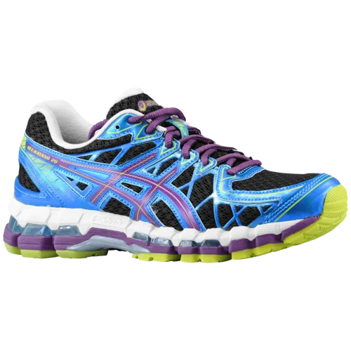 ASICS GEL-Kayano 20 in Black / Plum / Blue