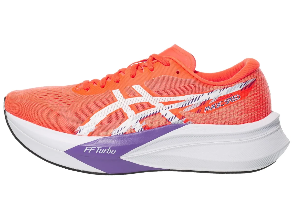 ASICS Magic Speed in Flash Red / White