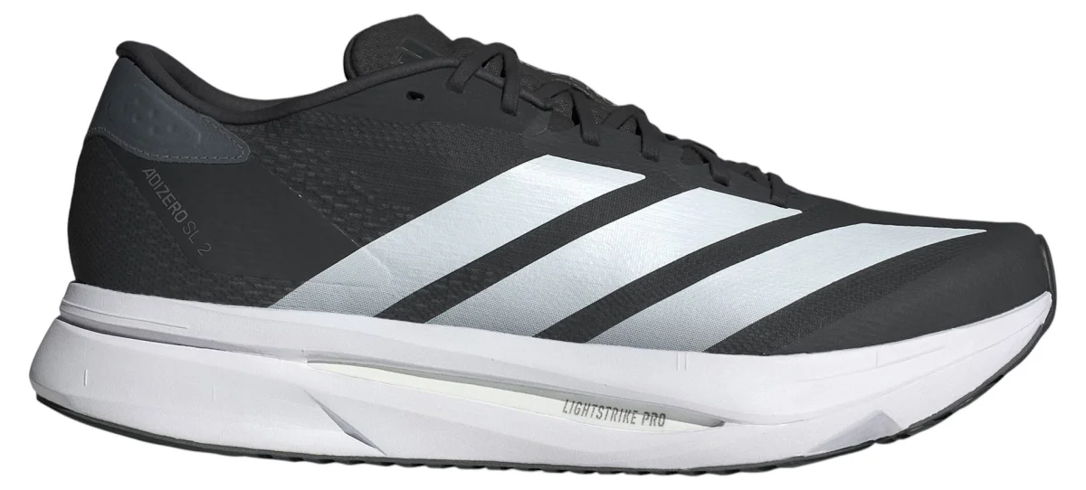 adidas adizero SL2 in Black / White / Grey