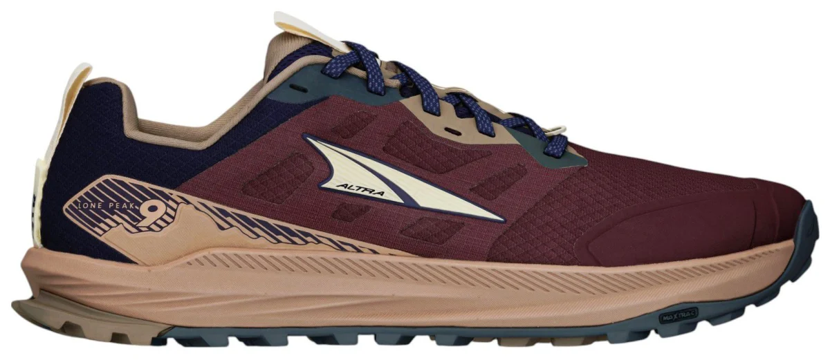 Altra Lone Peak 9 in Maroon