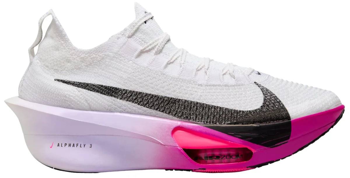 Nike Alphafly 3 in White / Purple