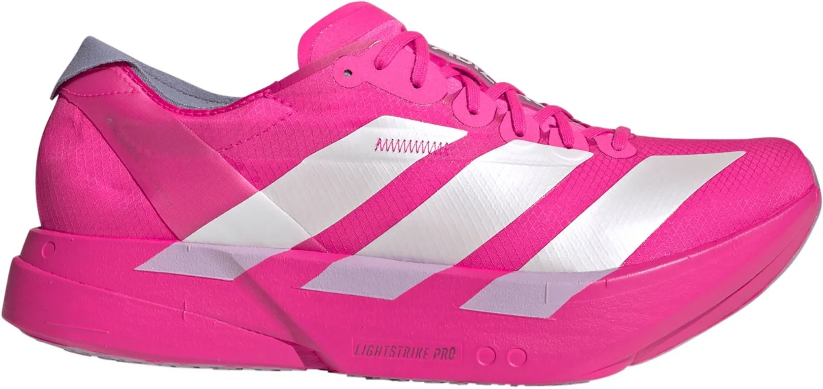 adidas adizero Adios 4 in Pink / Plum