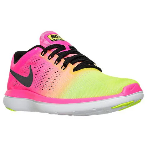Nike Flex 2016 in Pink / Yellow
