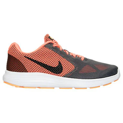 Nike Revolution 3 in Grey / Orange