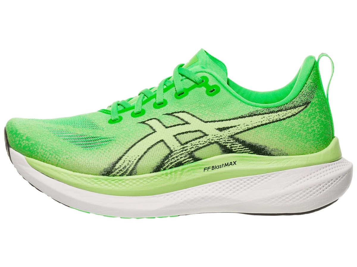 ASICS GlideRide Max 2 in Vital Green / Black