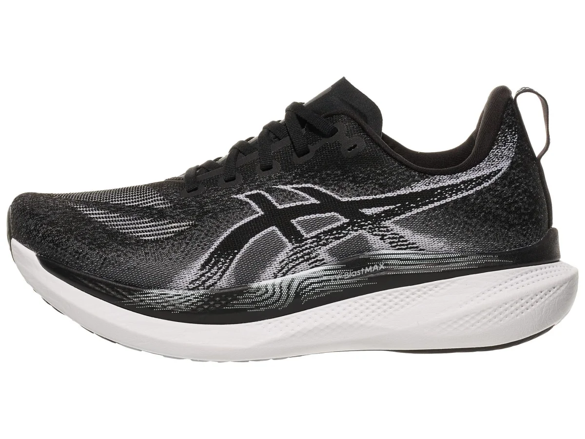 ASICS GlideRide Max 2 in Black / White