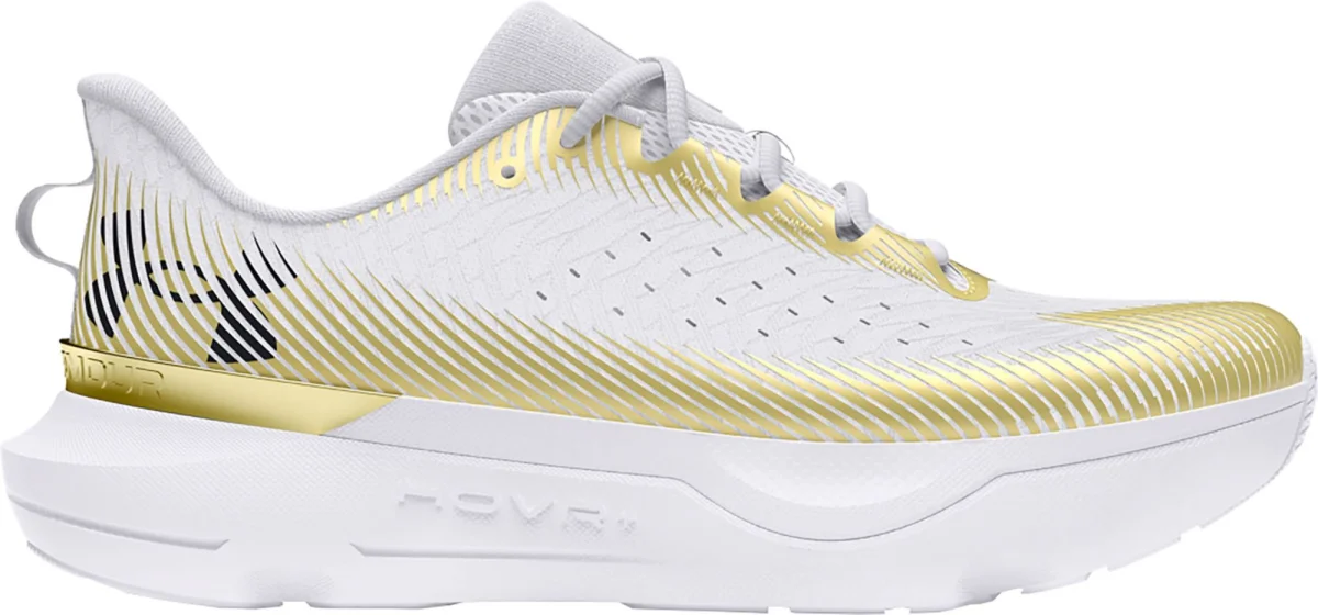 Under Armour Hovr Infinite Reflect in White / Gold