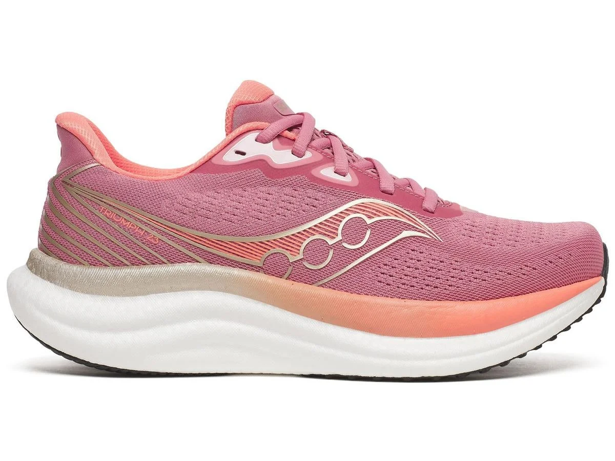 Saucony Triumph 23 in Mauve / Black