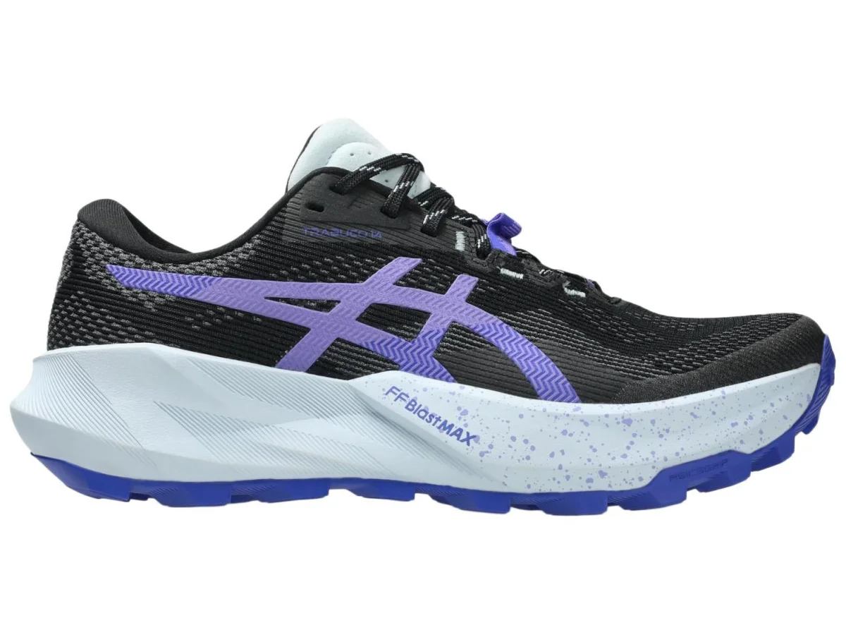 ASICS Trabuco 14 in Black / Amethyst
