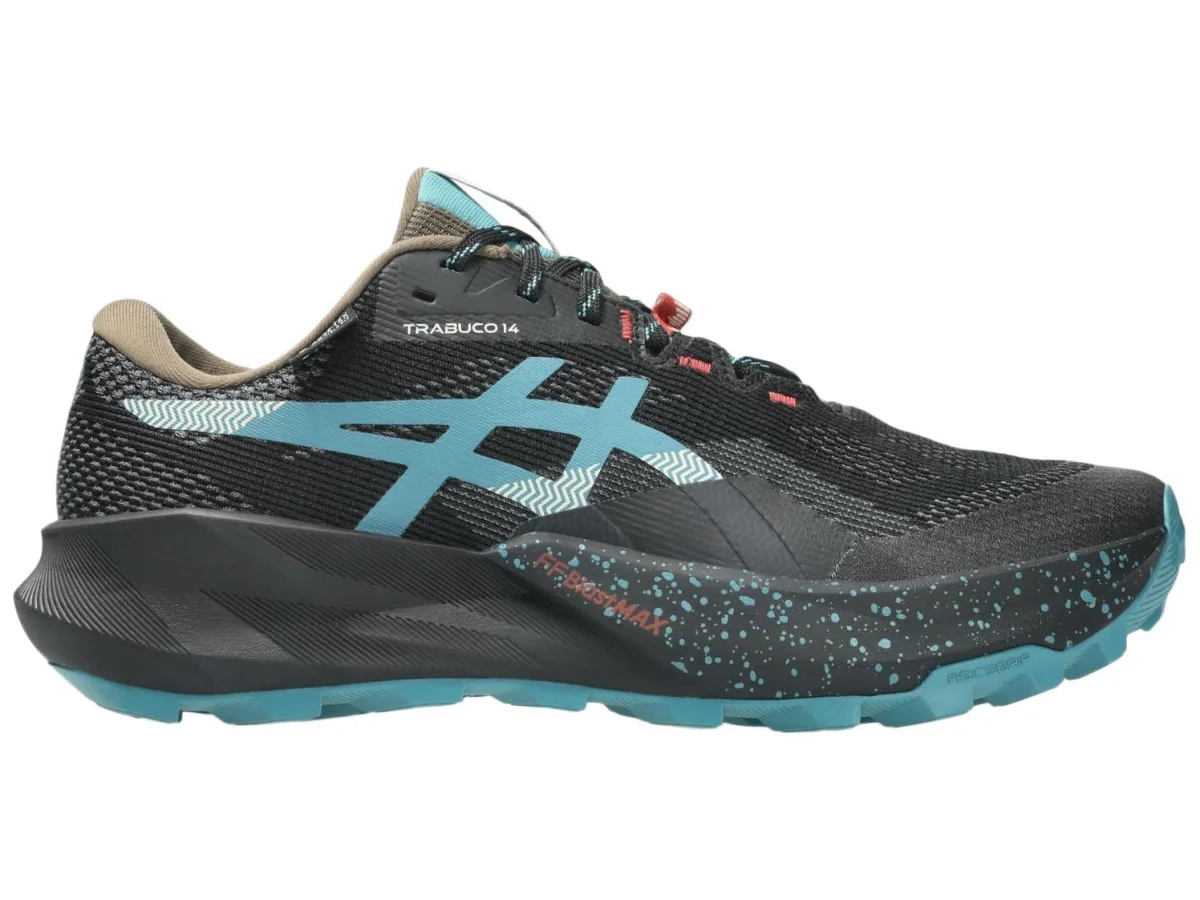 ASICS Trabuco 14 in Black / Misty Pine