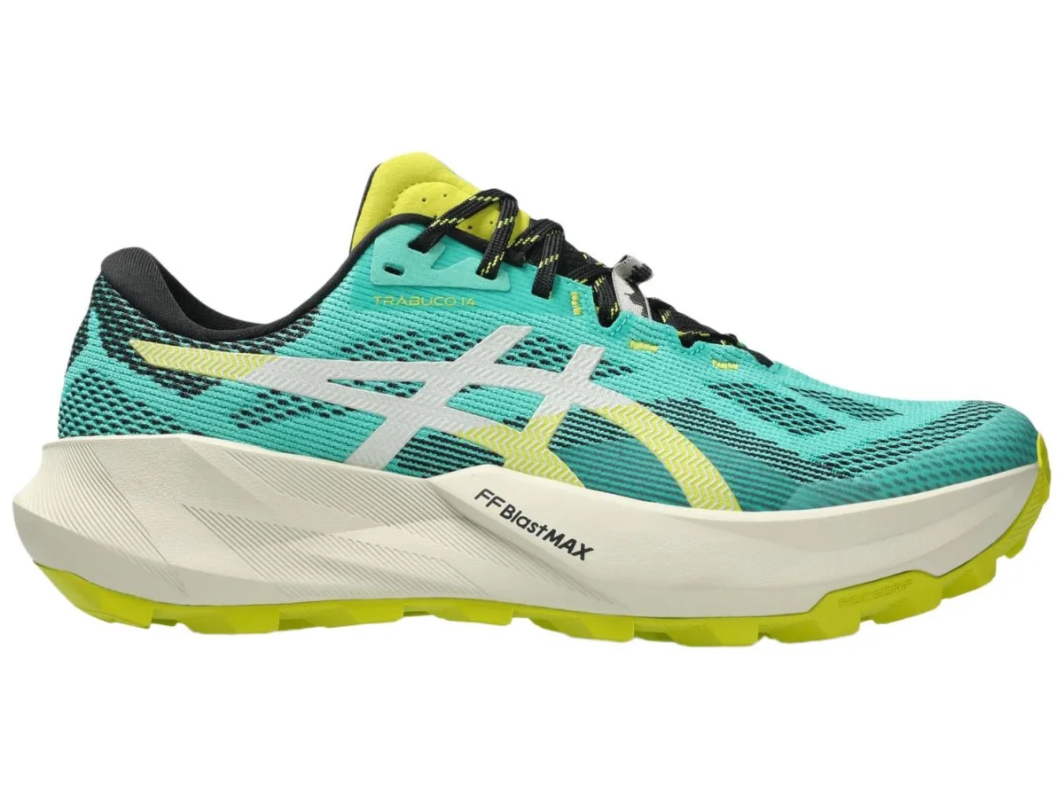 ASICS Trabuco 14 in Aurora Green / Light Dust