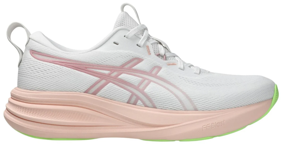 ASICS Pulse 17 in Bright White / Pearl Pink