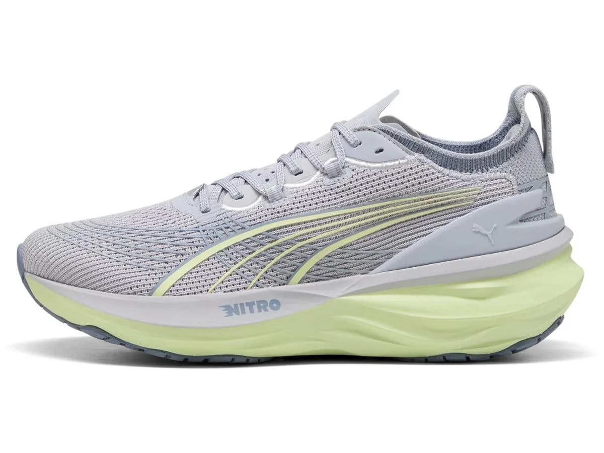 PUMA ForeverRun Nitro 2 in Silver / Apple Spritz