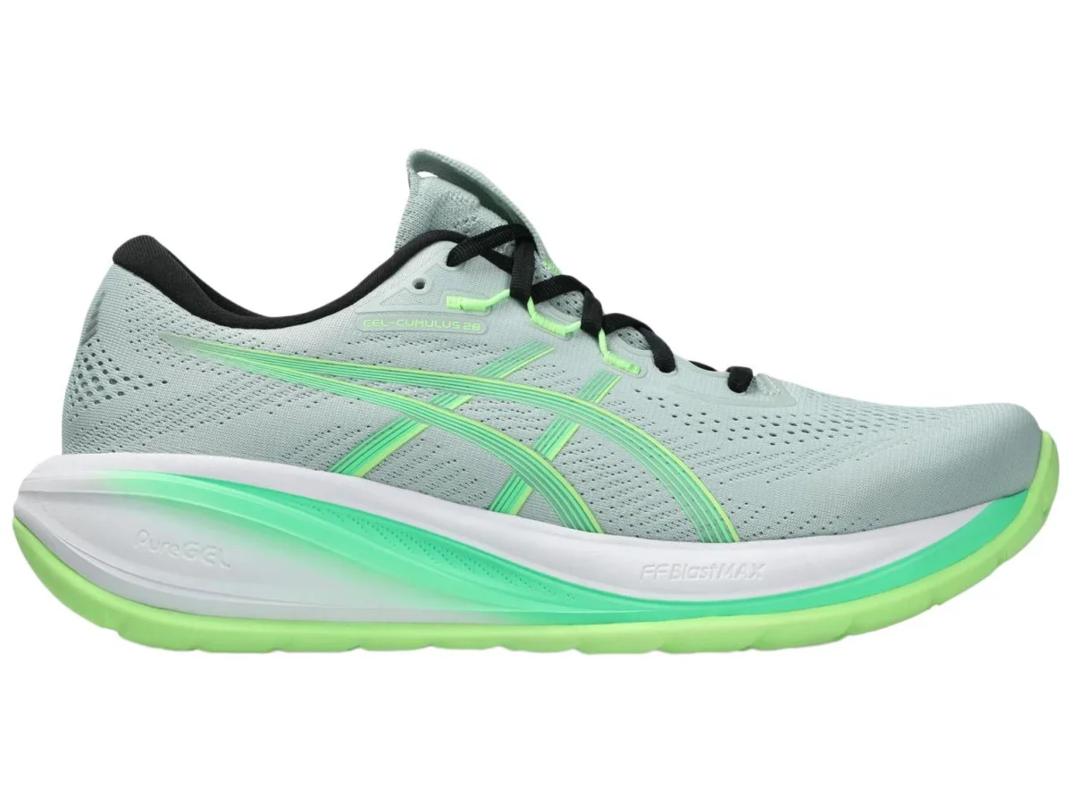ASICS Cumulus 28 in Cold Moss / Green