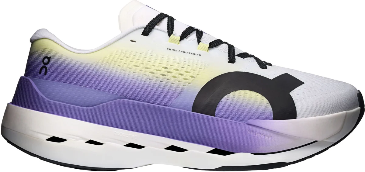 On Cloudboom Max in White / Juniper