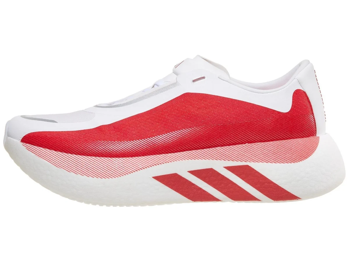 adidas Hyperboost Edge in White / Ruby / Metallic