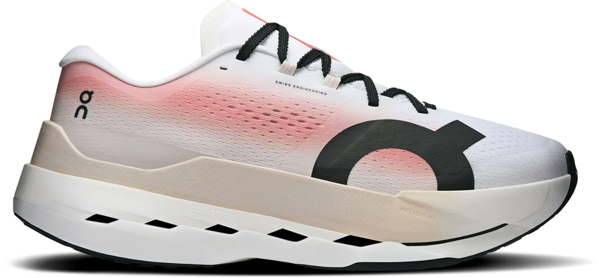 On Cloudboom Max in White / Pearl