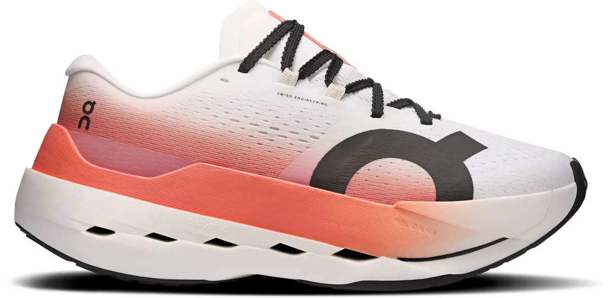 On Cloudboom Max in White / Reef