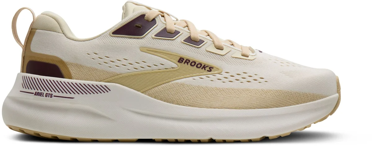 Brooks Ariel Gts 26 in White / Tan