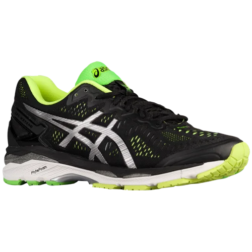ASICS GEL-Kayano 23 in Blacksilversafety