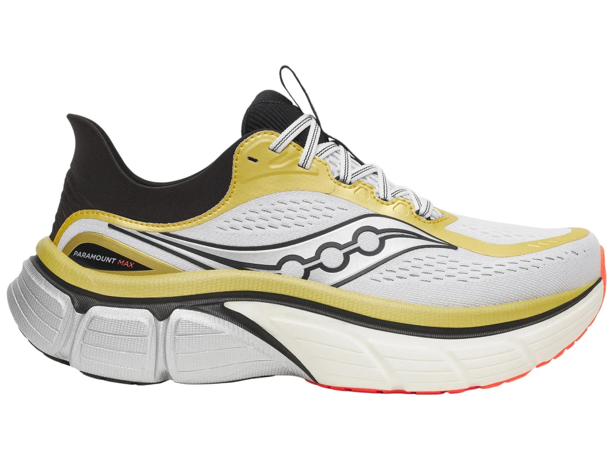 Saucony Paramount Max in Gold / Black