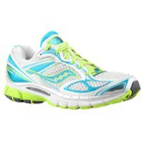 Saucony Guide 7 in White / Teal / Citron
