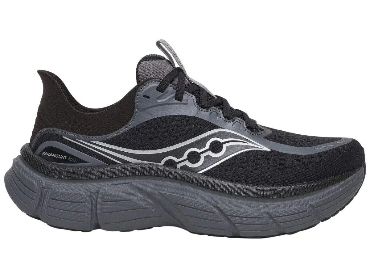Saucony Paramount Max in Black / Shadow