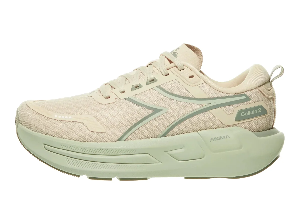 Diadora Cellula 2 in Almond Milk / Seafoam