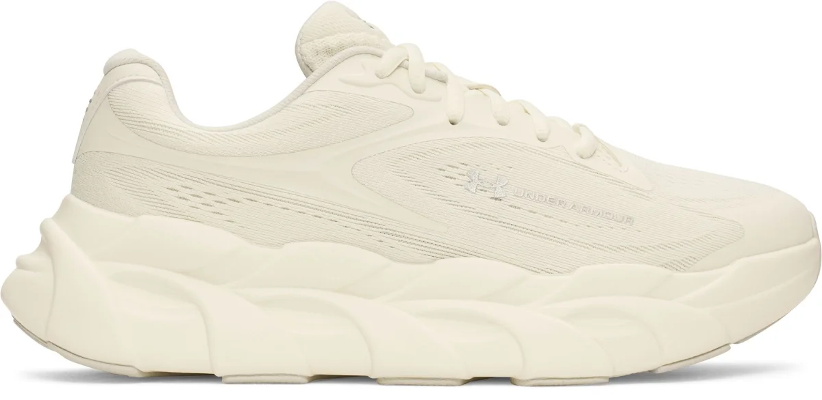 Under Armour Hb Runner 2 in Winter White / Summit White / Metallic Silver