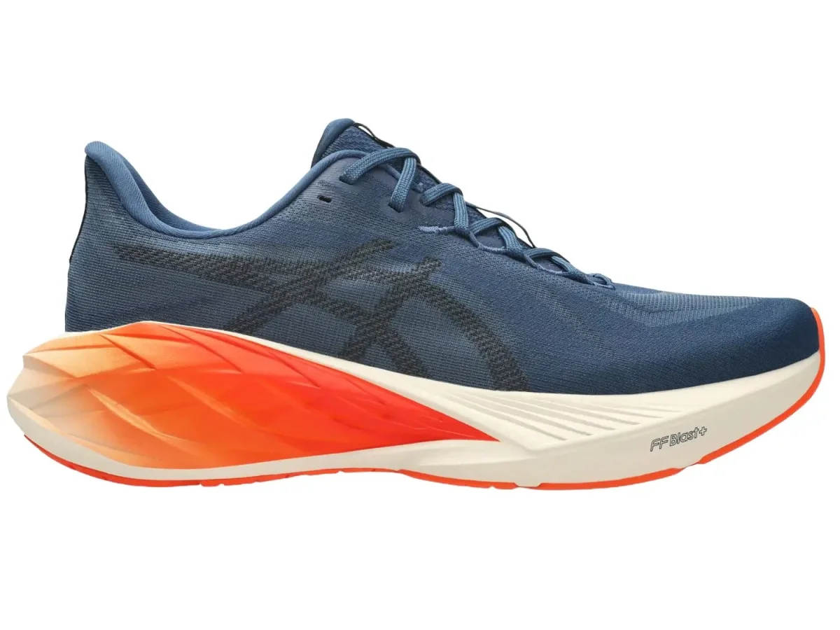 ASICS Dynablast 6 in Blue / Cherry Tomato