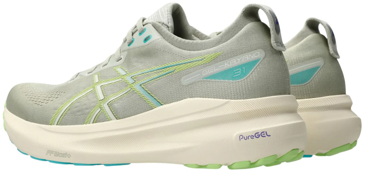 ASICS Kayano 31 in White Sage