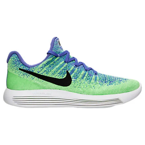 Nike LunarEpic Low 2 in Green / Black