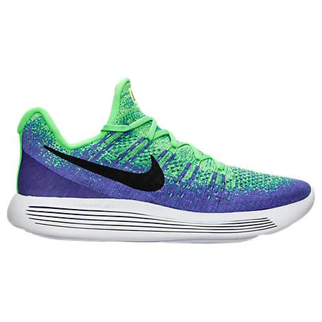 Nike LunarEpic Low 2 in Green / Purple