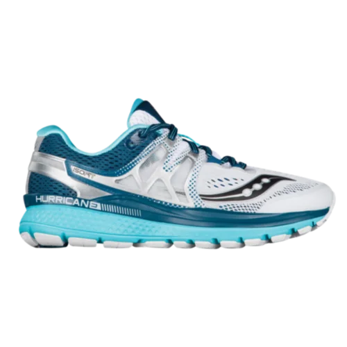 Saucony Hurricane ISO 3 in White / Teal