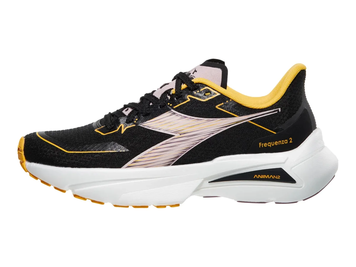 Diadora Frequenza 2 in Black / Daffodil