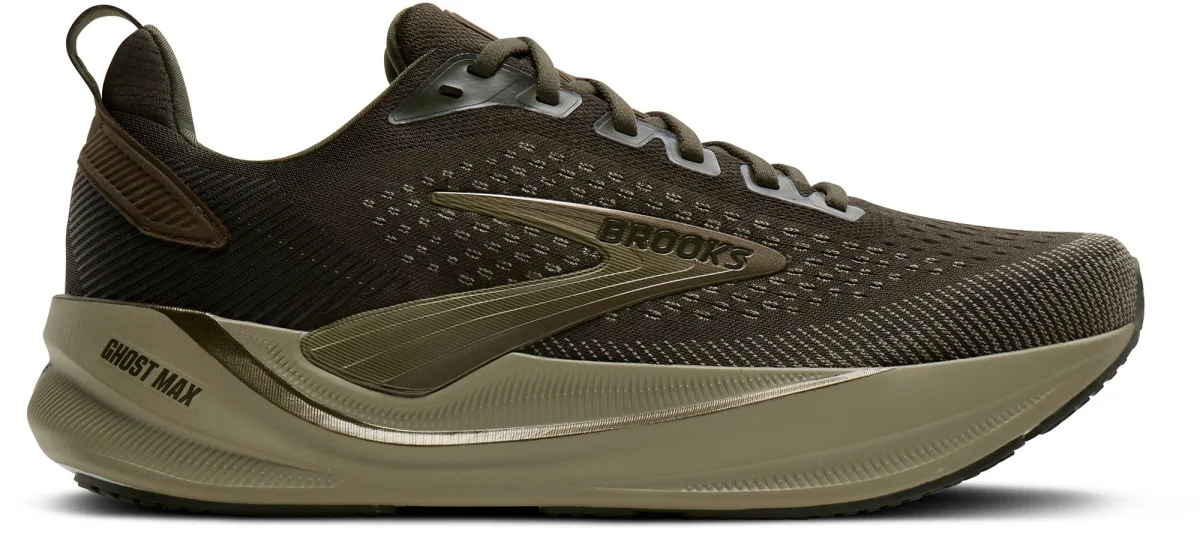Brooks Ghost Max 4 in Forest Night / Olive