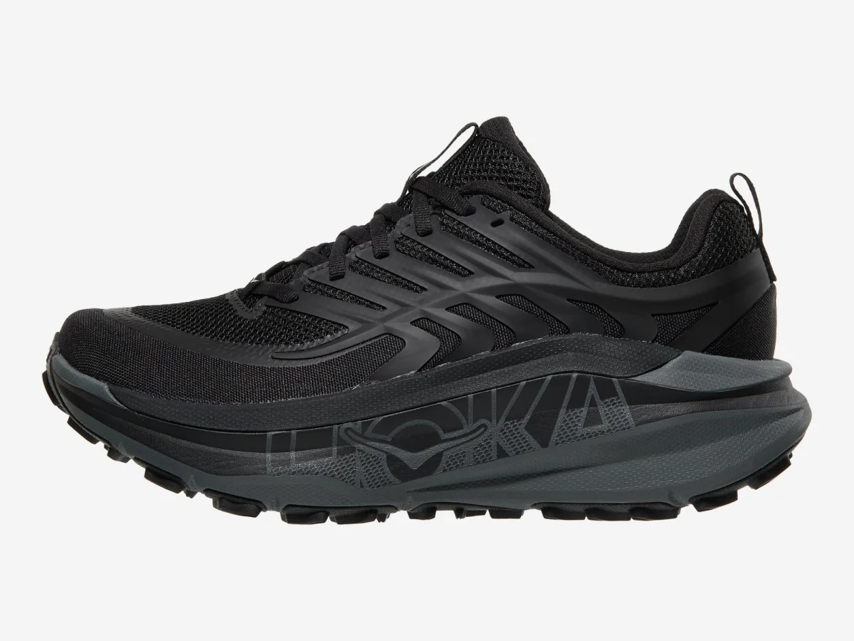 HOKA Stinson 8 in Black / Outer Orbit