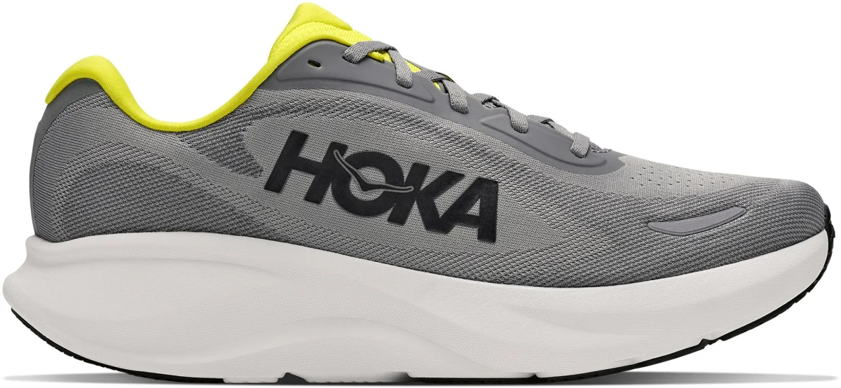 HOKA Rincon 5 in Galactic Grey / Hoka Citrus