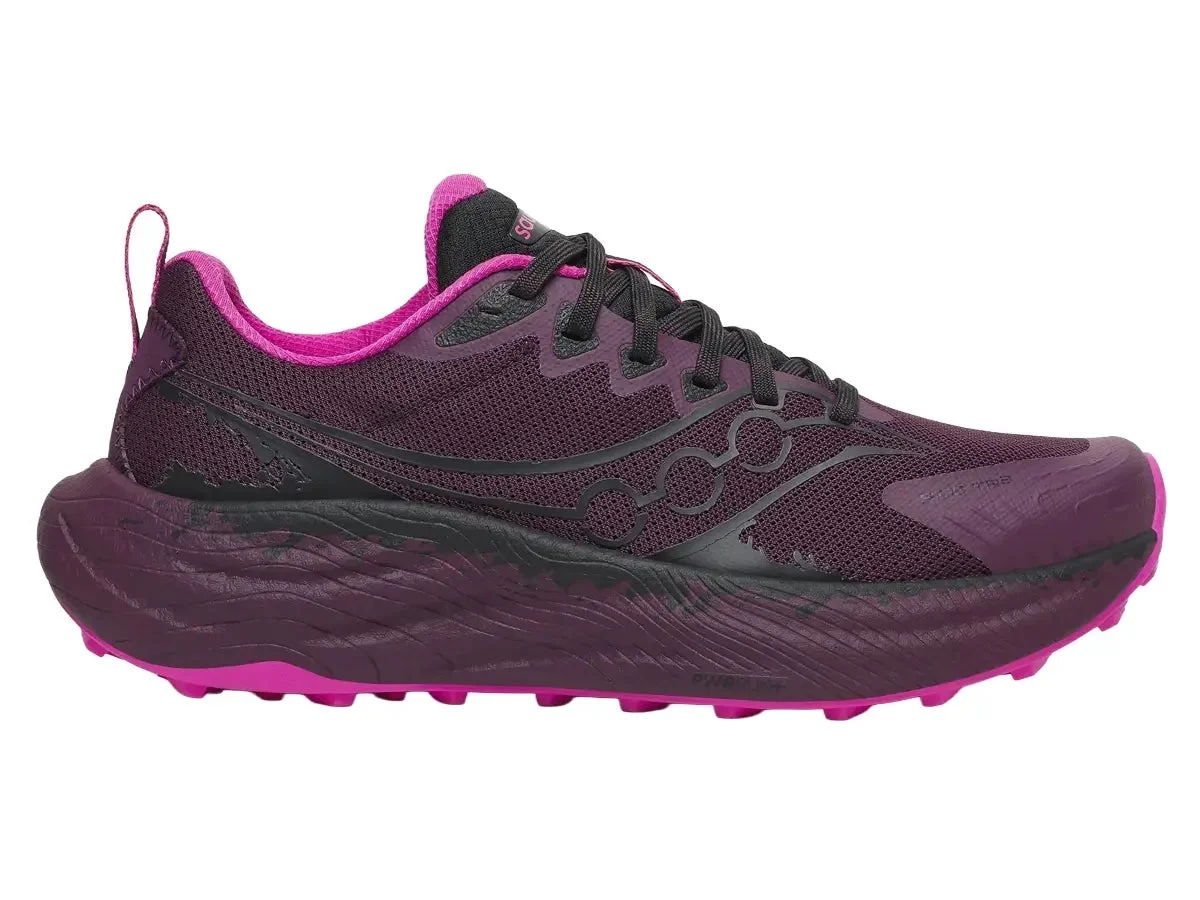 Saucony Ride Tr3 in Eggplant / Black